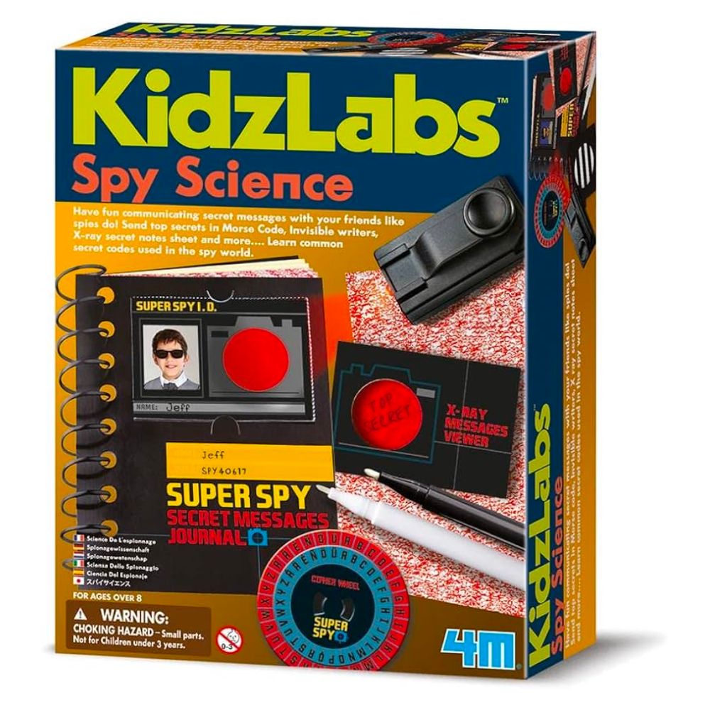 4M Spy Science Kit: Fun Secret Message Spy Training for Kids