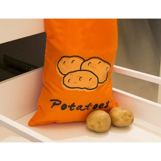 Kikkerland High - Quality Polyester Drawstring Potato Storage Bag for Keeping Potatoes Fresh
