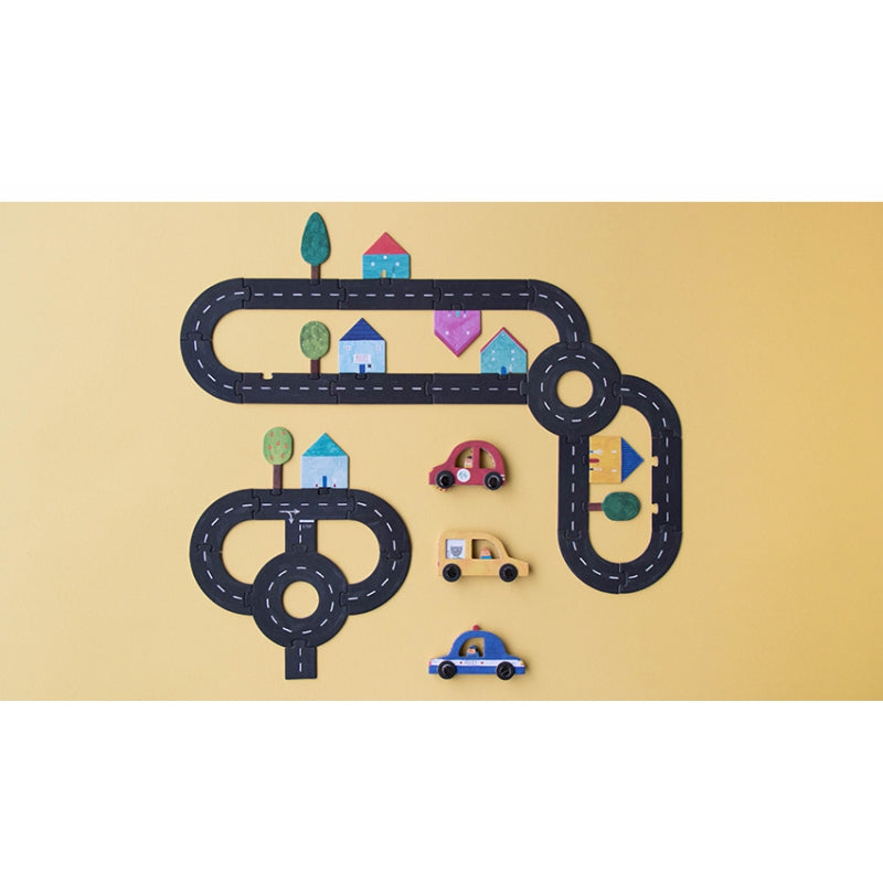 Londji Barcelona-Made Cooperative Family Roads Board Game