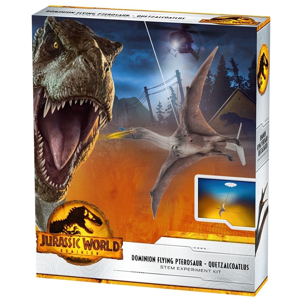 Jurassic World Dominion: Flying Model of the Enormous Pterosaur - Quetzalcoatlus for Kids