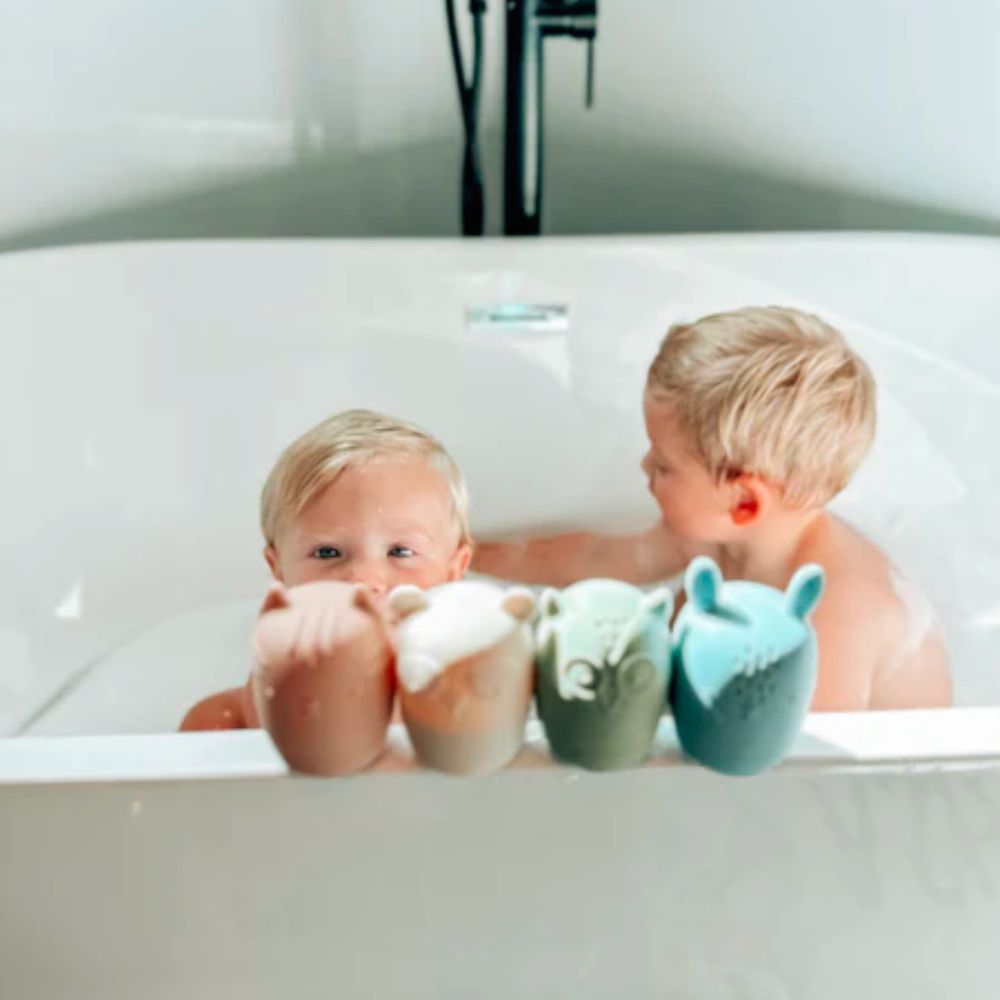 noüka Farm-Themed Sky Silicone Animal Bath Toys for Kids' Bathtime Fun