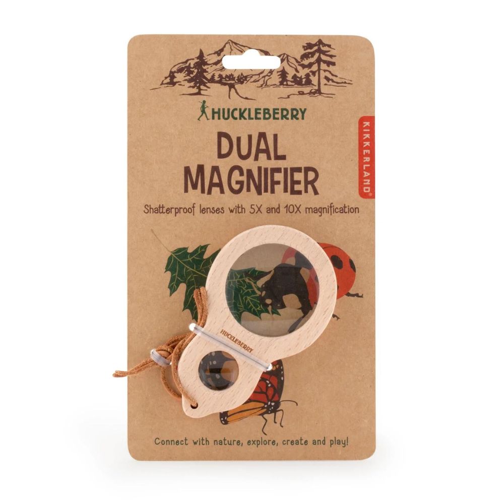 Huckleberry Shatterproof Dual Magnifier with 5X and 10X Zoom for Close - up Viewing