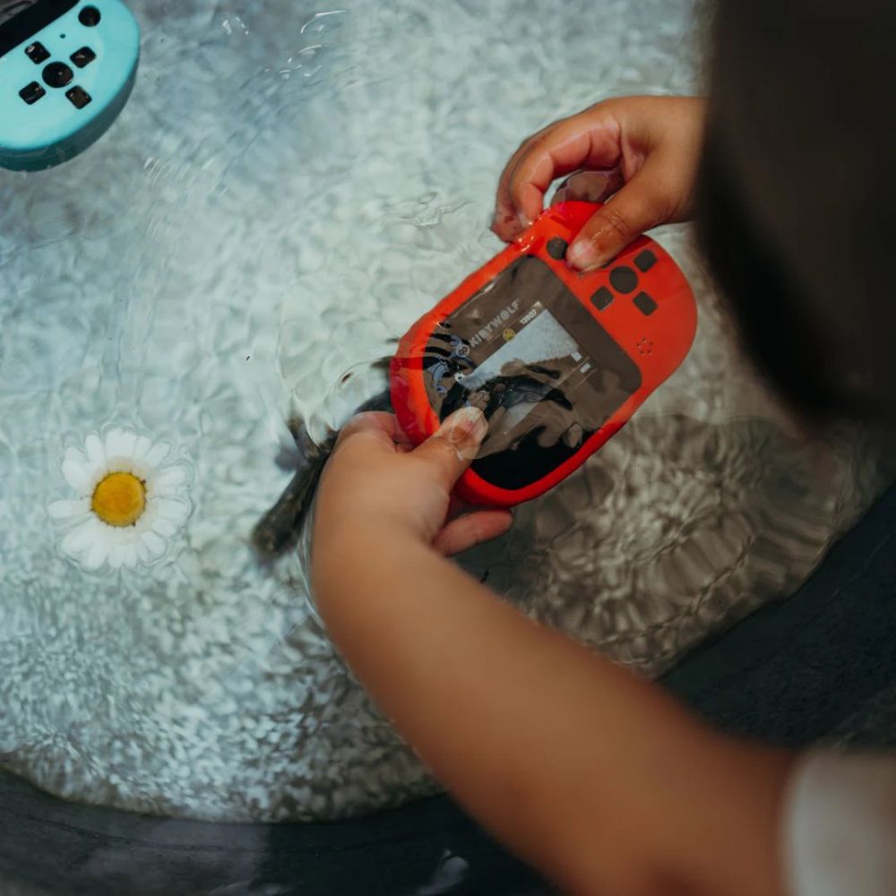Red Kidywolf Waterproof and Shockproof Digital Camera for Kids