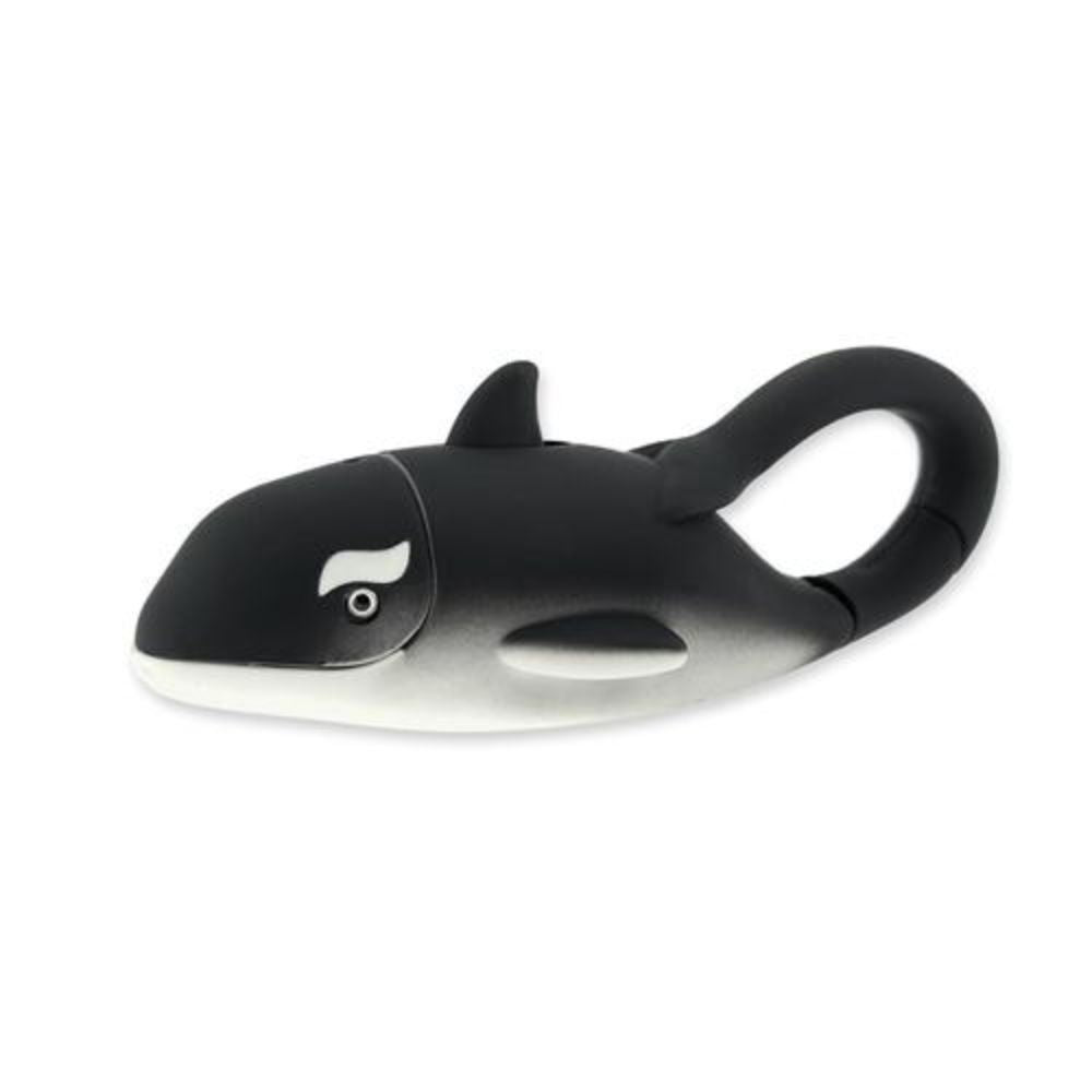 LifeLight Orca-themed Animal Carabiner Super Bright Flashlight for Kids