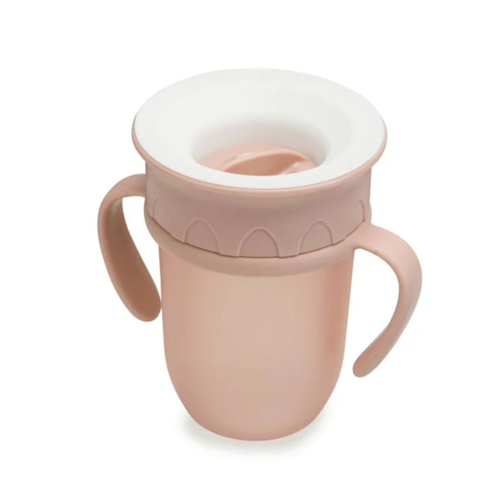 noüka All Around Soft Blush Cup - Ideal for Mess - Free Toddler Drinking