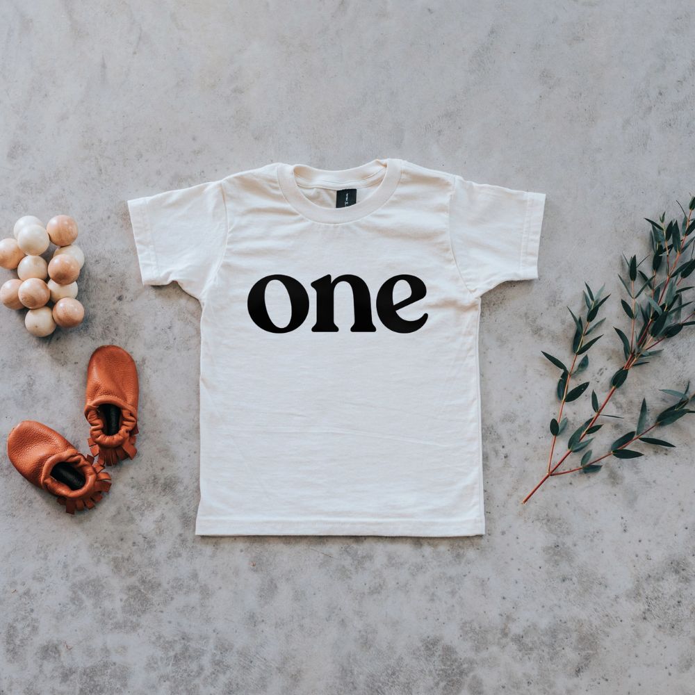 One-of-a-Kind First Birthday T-Shirt for Little Ones