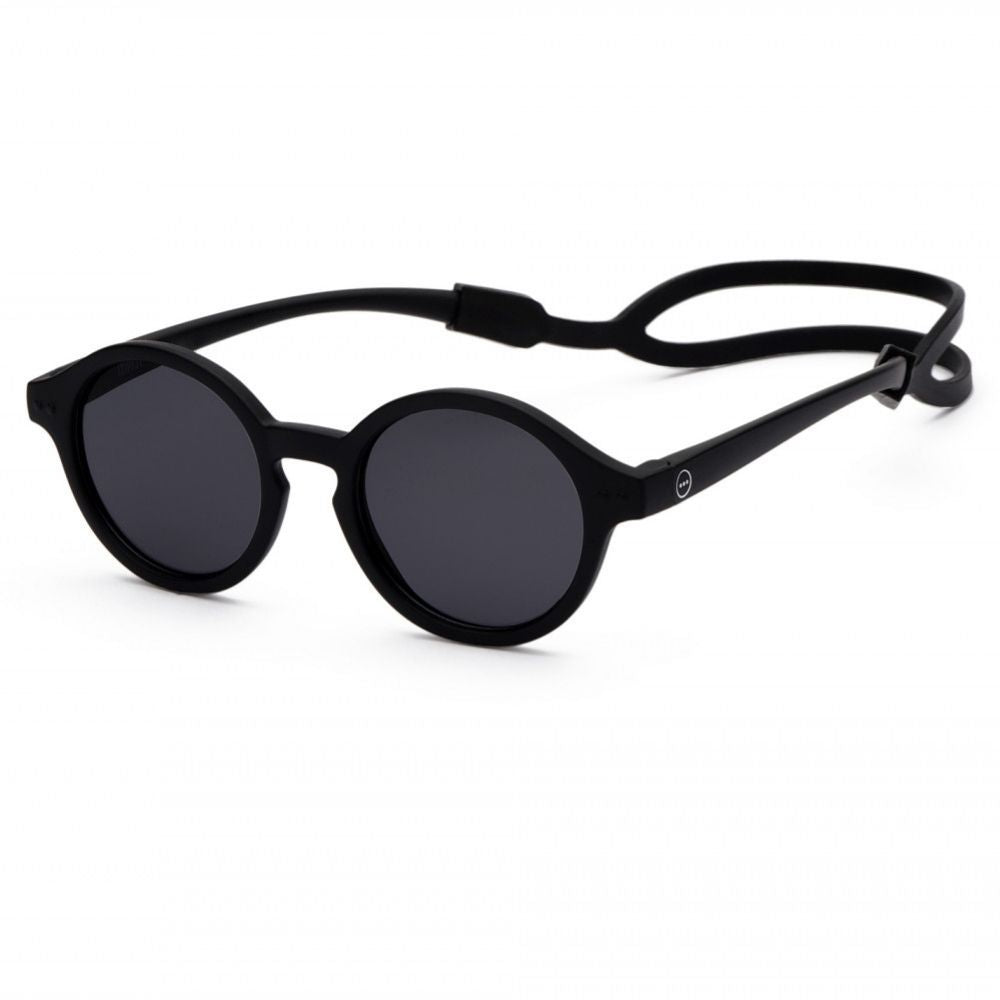 Izipizi Stylish Black Sunglasses for Kids Aged 3 to 5 Years from the SUN Kids+ Collection