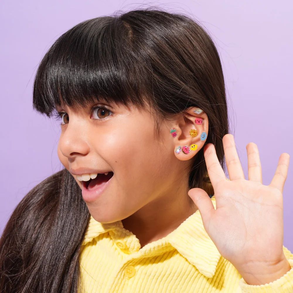 Adorable Omy Kawaii Self - Adhesive Earrings for All Seasons