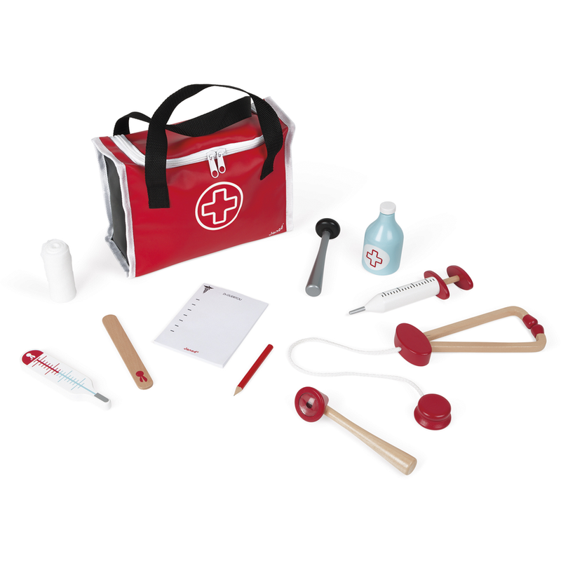 Janod Pediatric Doctor's Medical Suitcase Set