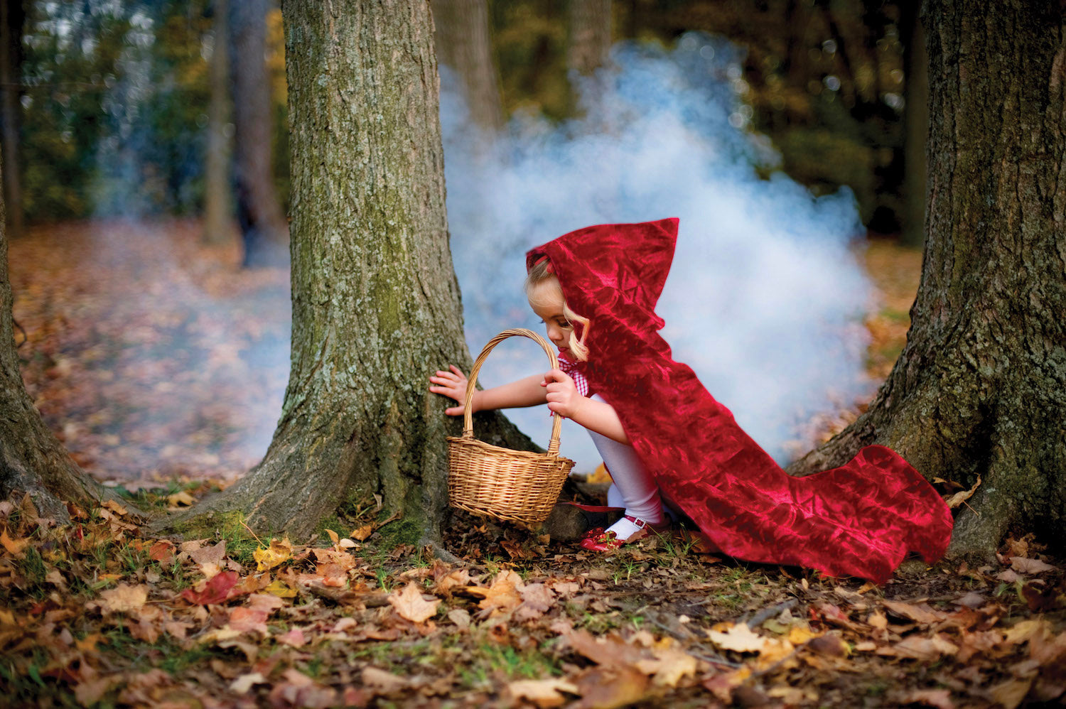 Little Red Riding Hood Style Cape for Kids Aged 3 - 4 Years