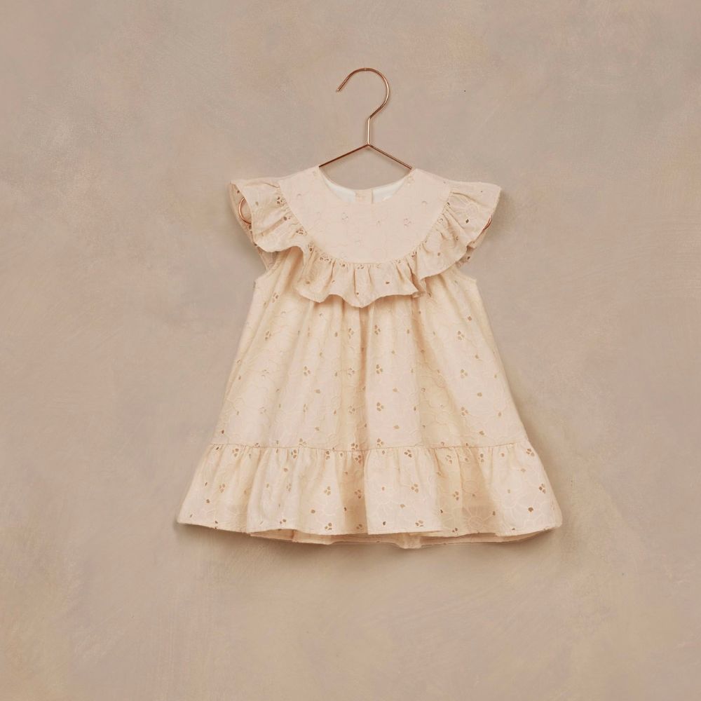 Noralee Sienna Spring Daisy Eyelet Ruffled Girls' Dress