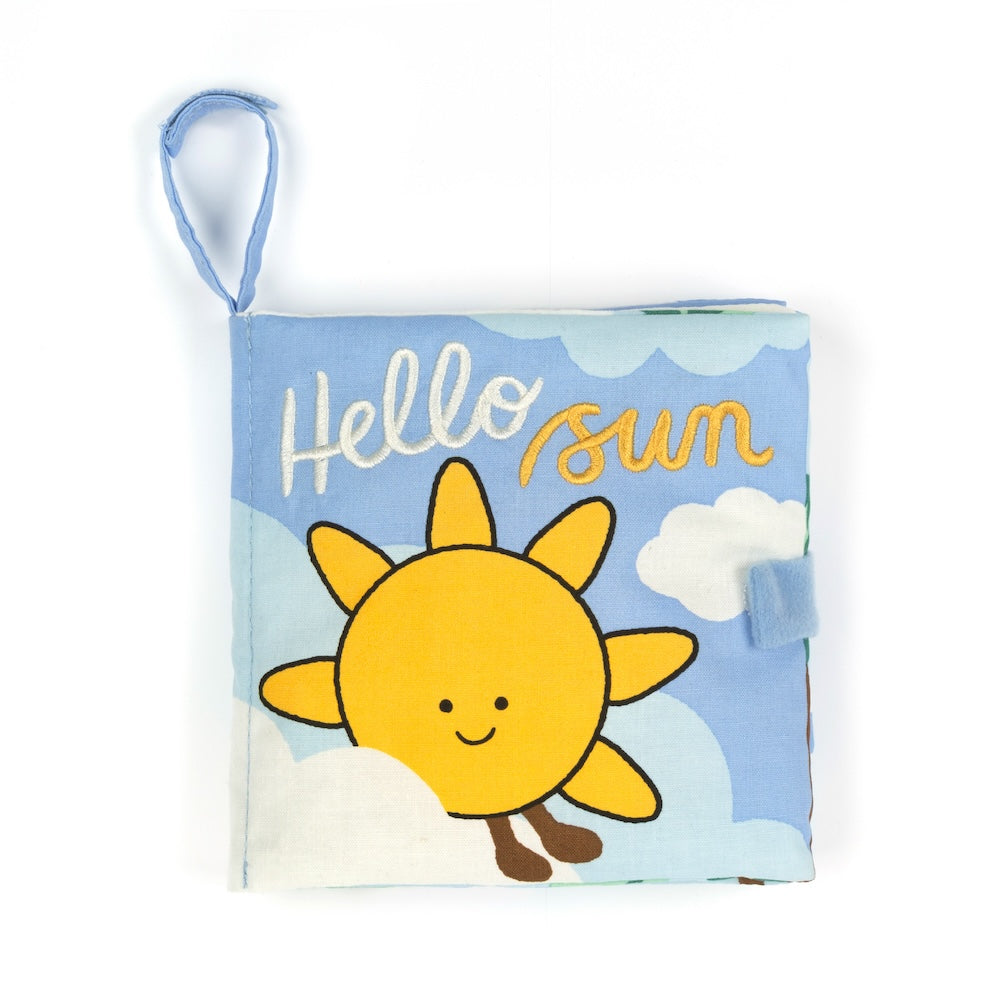 Bright and Organic Hello Sun Fabric Book for Little Ones