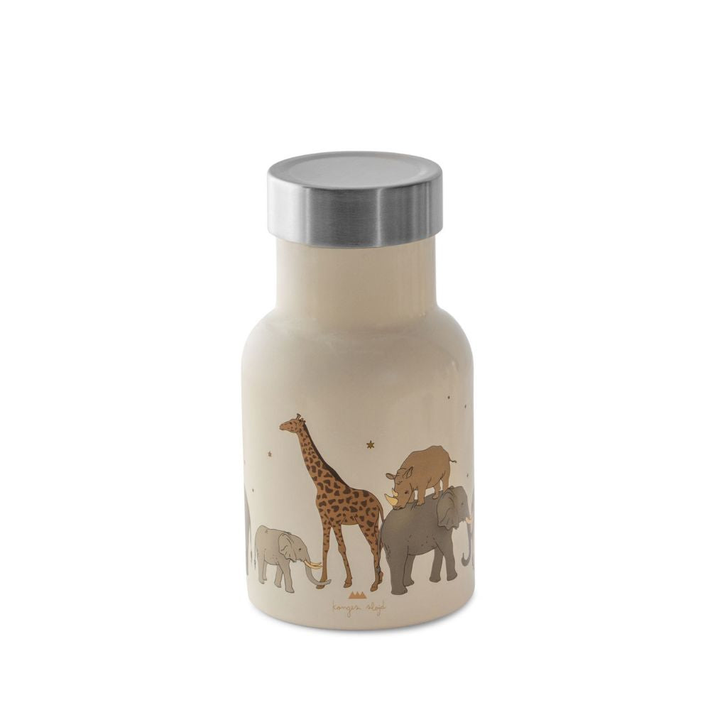 Konges Sløjd Petit Safari Stainless Steel Thermo Bottle for Kids