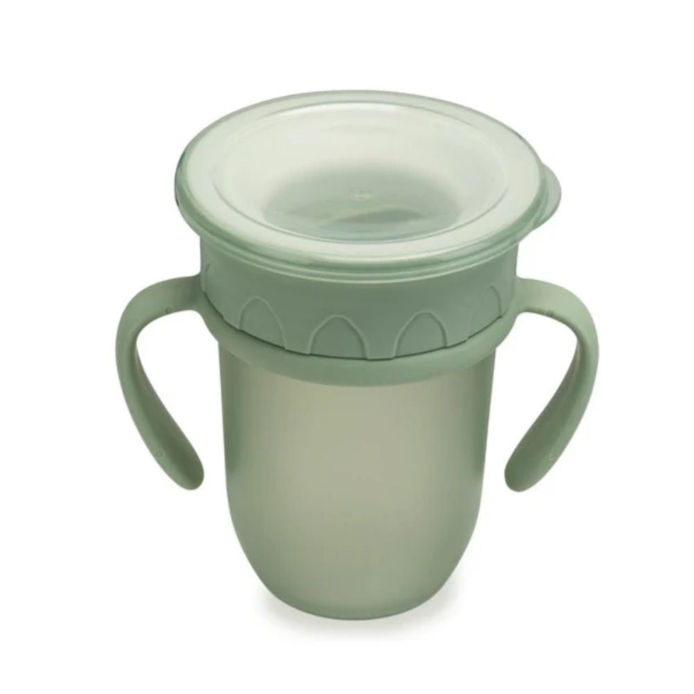 noüka All - Around Spill - Free Sippy Cup for Toddlers in Moss Color