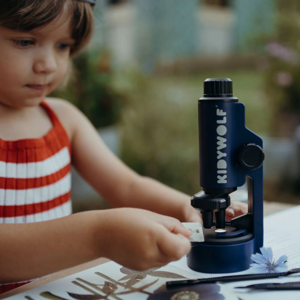 Kidywolf Portable Kid's Science Microscope for Young Explorers