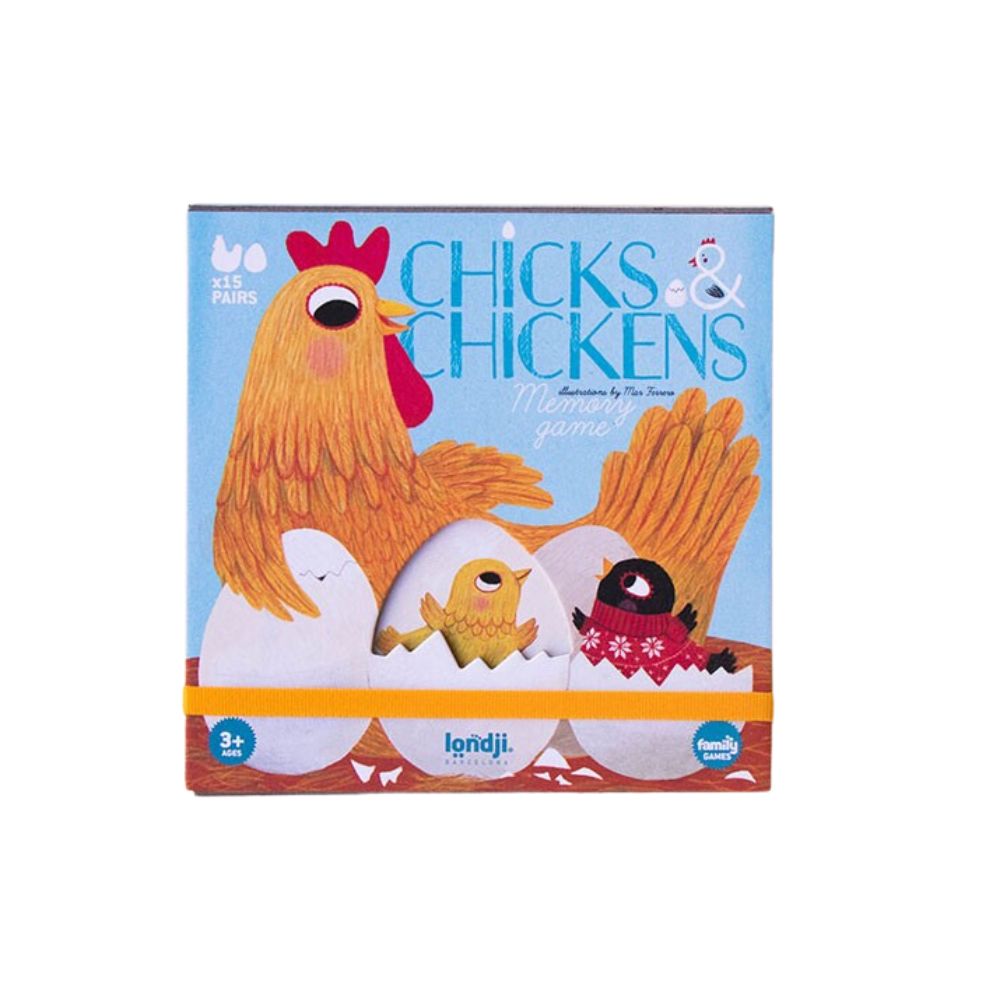 Londji Kids and Adults Memory Game - Chicks and Hens