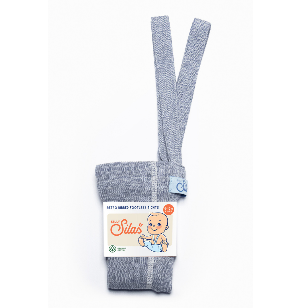 Silly Silas Kids' Footless Ribbed Tights with Braces from Mosaic Flavours 2022 Collection