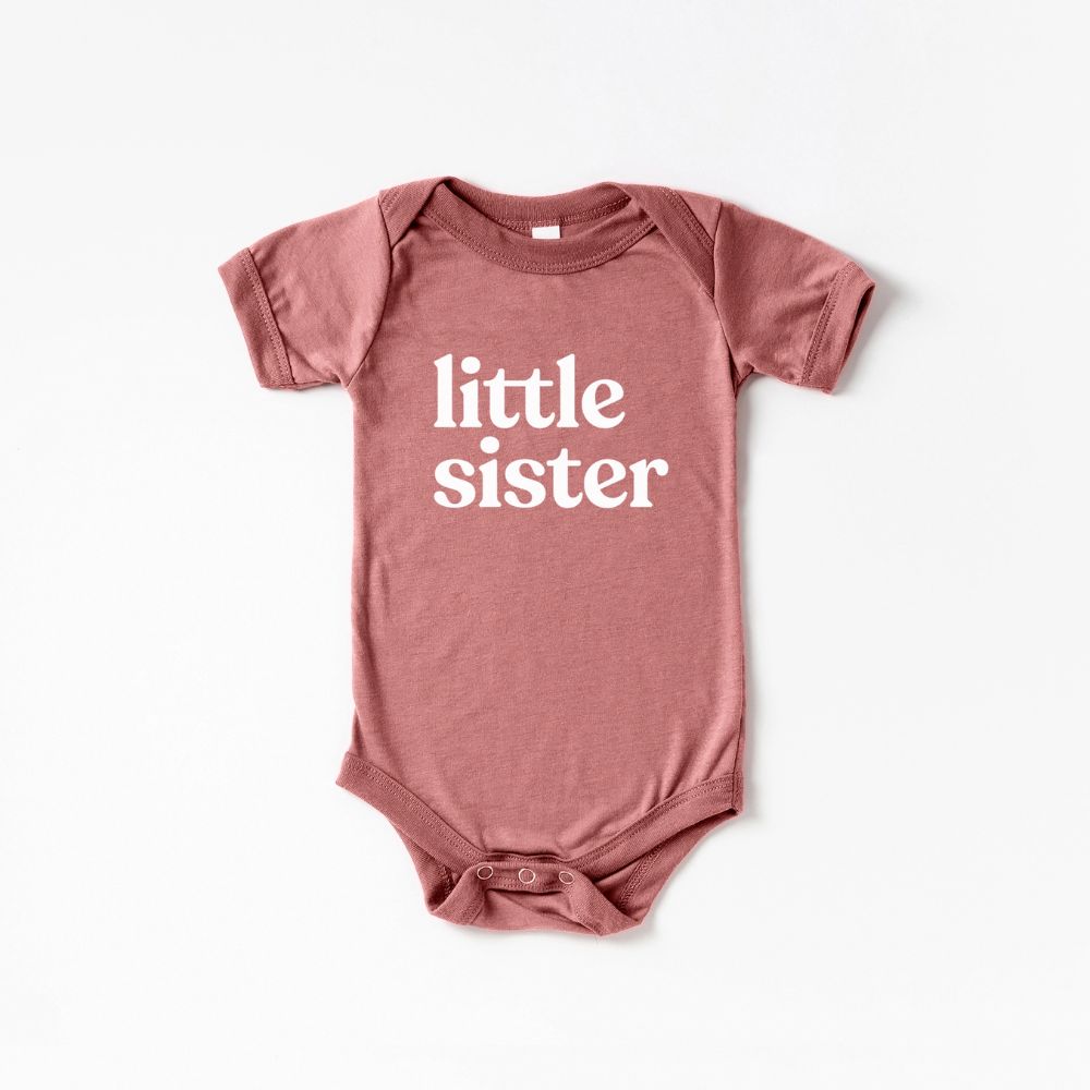 Adorable Modern Soft Baby Bodysuit for Little Sisters
