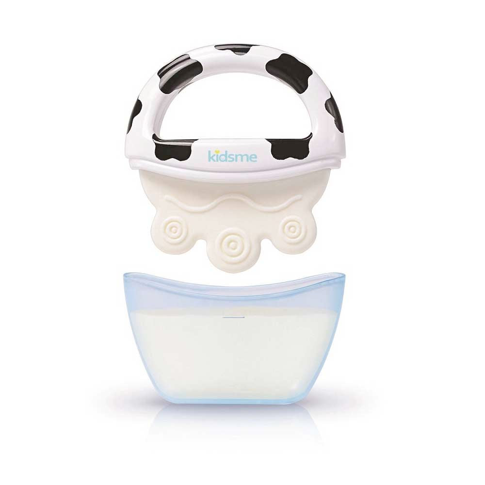 Kidsme Icy Moo Moo Silicone Teether for Babies - Ideal for Soothing Sore Gums
