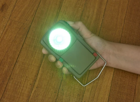 Durable Huckleberry Morse Code Lighting Device with Adjustable Hook