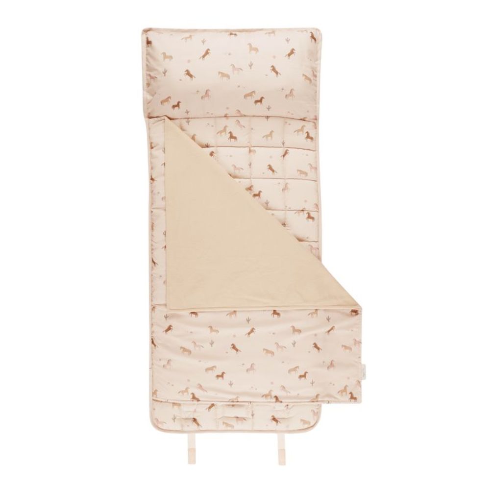 Rylee + Cru 100% Polyester Nap Mat with All-Over Horse Print