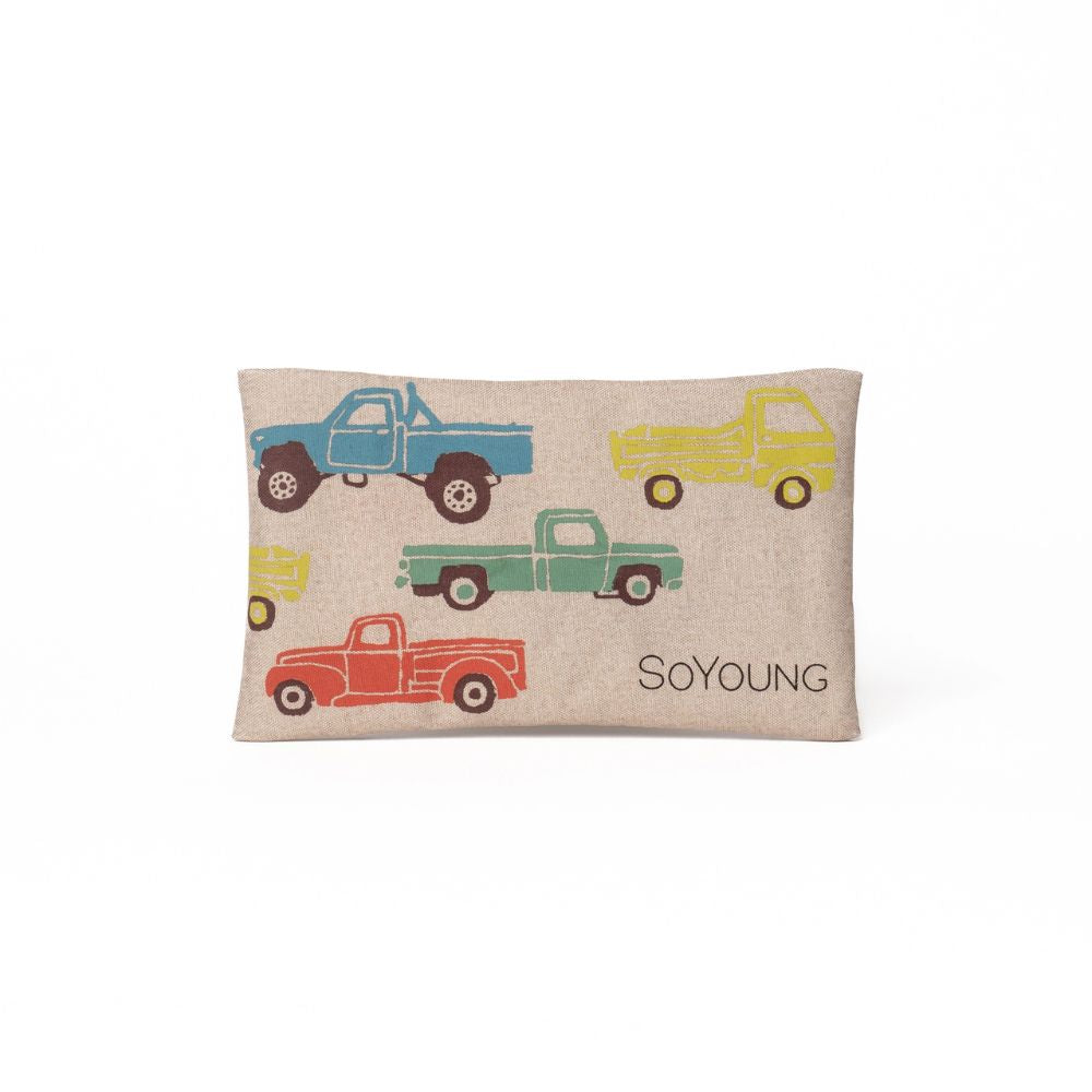 Vintage Trucks Style Raw Linen Ice Pack for Fresh Meals