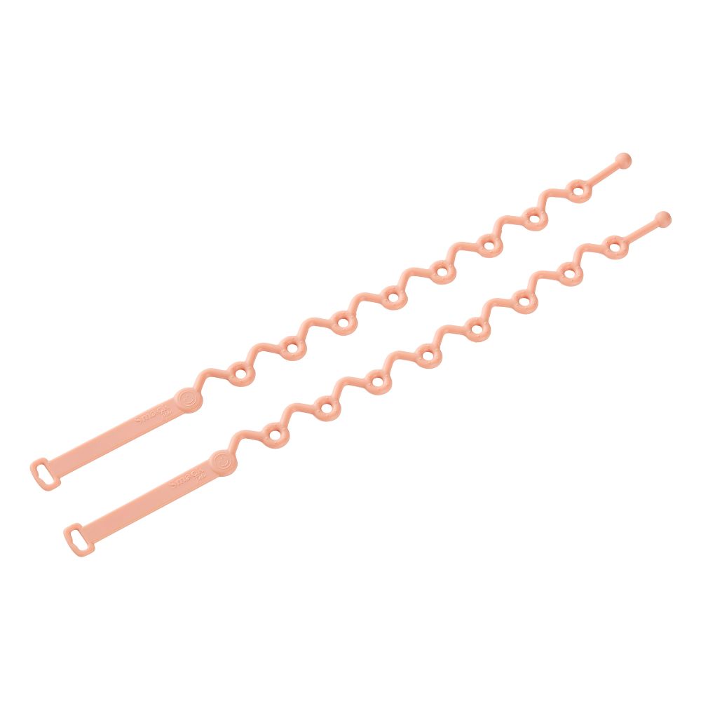 Double Pack of Blush-colored Fun Smack Straps for Babies
