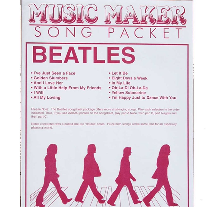 Beatles Sheet Music for Music Makers - 12 Songs with Lyrics