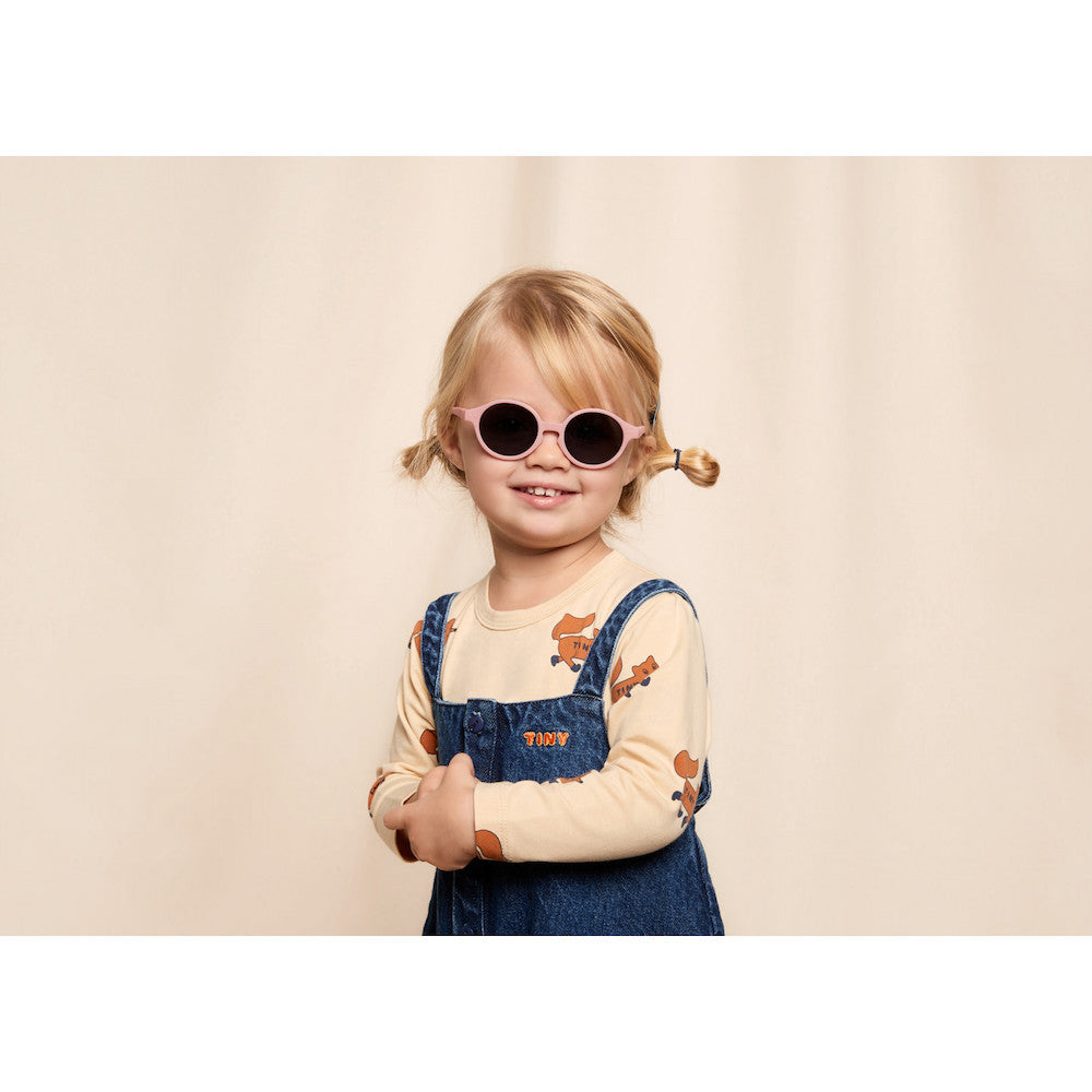IZIPIZI Pastel Pink Polarized Sunglasses for Kids Aged 9 - 36 Months