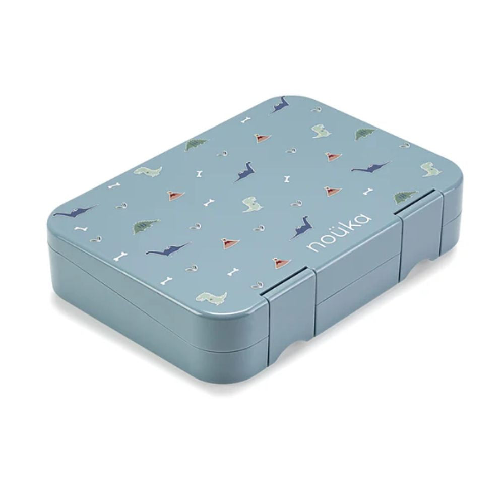 noüka Dino Ville Themed Bento Lunch Box for Toddlers and Young Kids