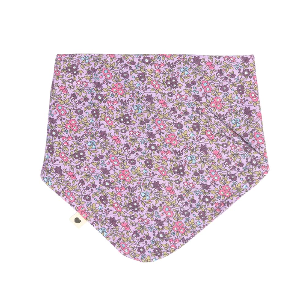 Liberty x BIBS One - Size Bandana Bib in Chamomile Lawn Violet Sky