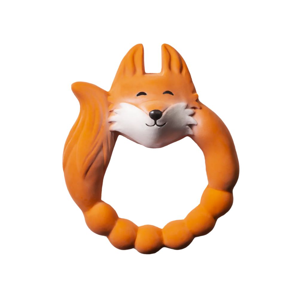 Natruba Soft Rubber Fox-shaped Teether for Babies