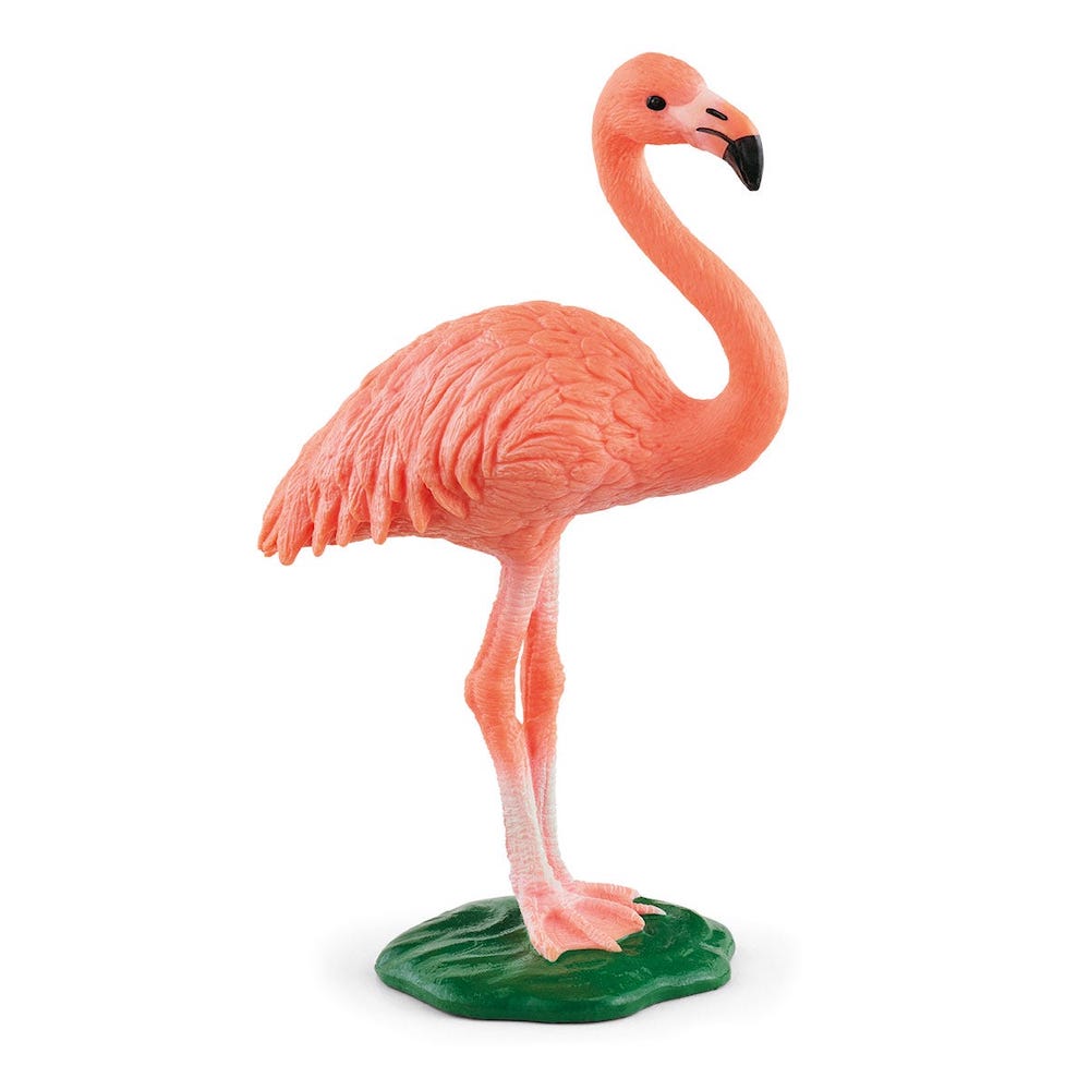 Schleich Colorful Flamingo Figurine - A Vivid Wildlife Collectible