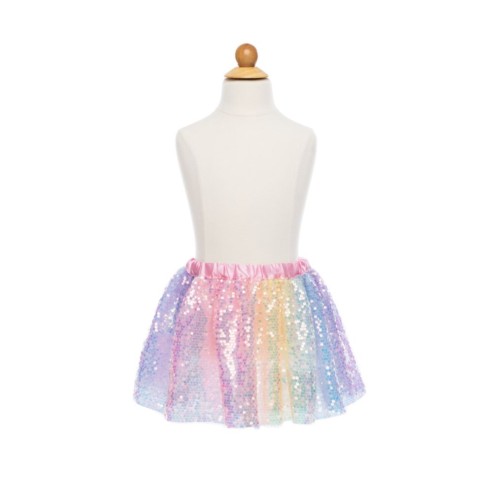 Vibrant Ombre Sequins Tutu Skirt in Sizes 4 - 6