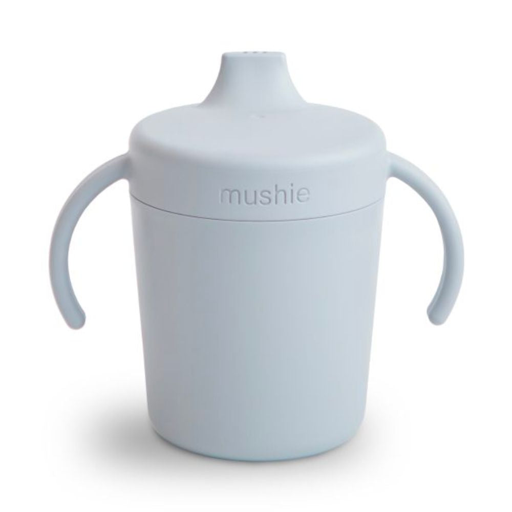 Mushie Cloud-themed Trainer Sippy Cup for On-the-go Hydration