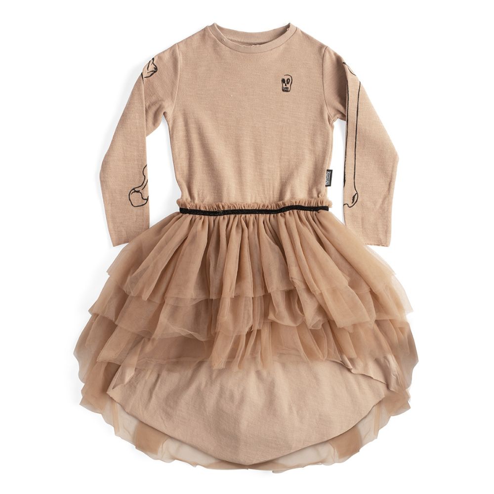 Nununu Tulle Crossbone Dress for Fashionable Wear