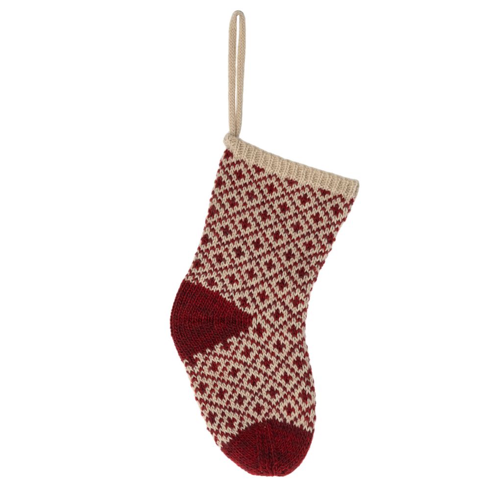 Maileg Red Christmas Stocking - Ideal Festive Decorative Item