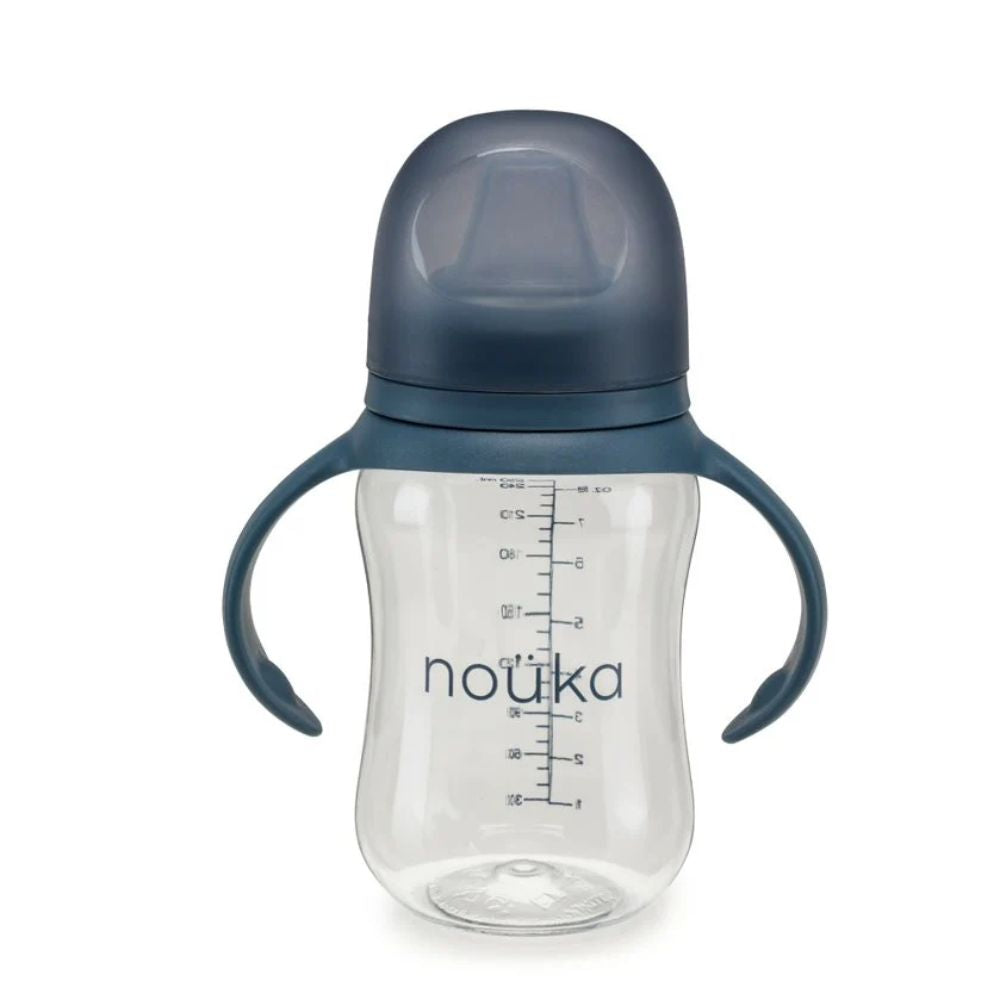 noüka Deep Ocean Themed Soft Spout Sippy Cup for Baby's Bottle Transition