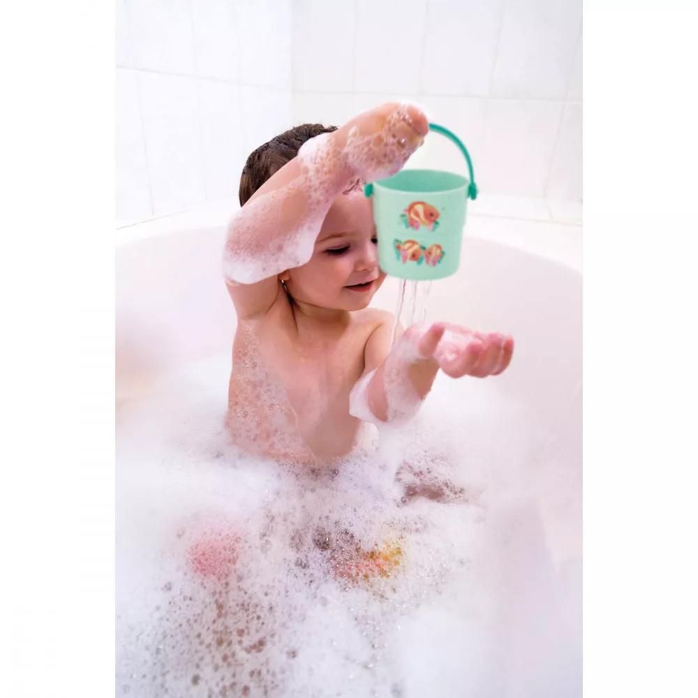 Janod Colorful My Baby Animals Leaking Bath Buckets