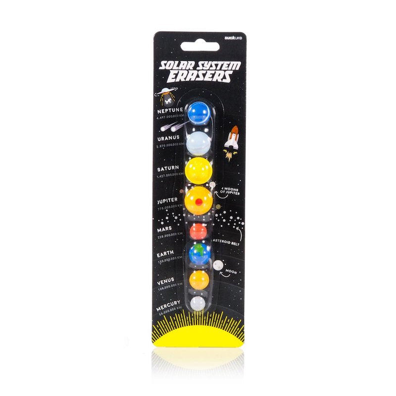 Rubber-made Educational Solar System Planet Erasers