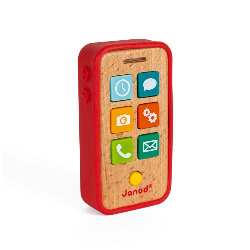 Janod Wooden Sound - Emulating Telephone for Toddlers