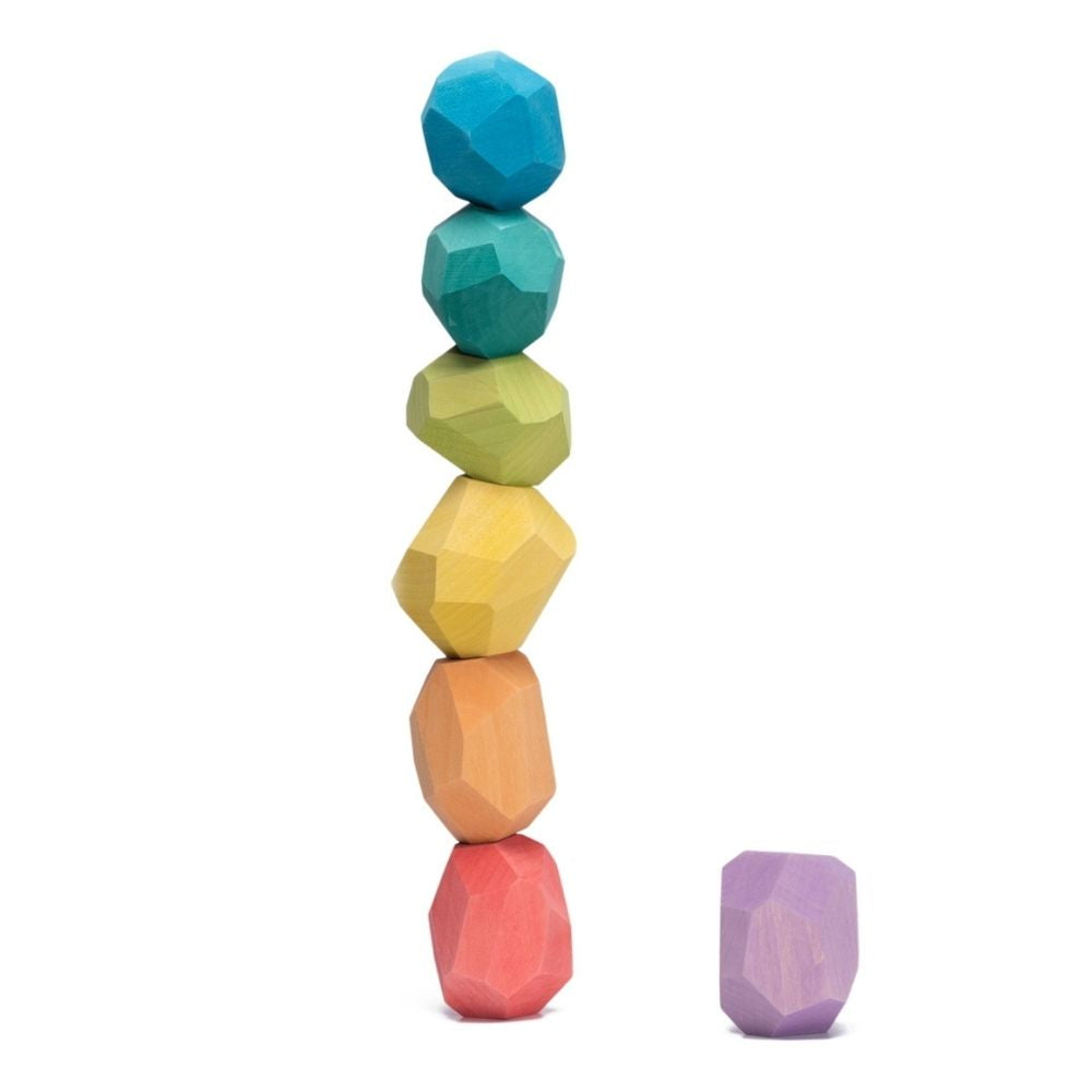 Colorful Ocamora Building Stones Set - 7 Pieces