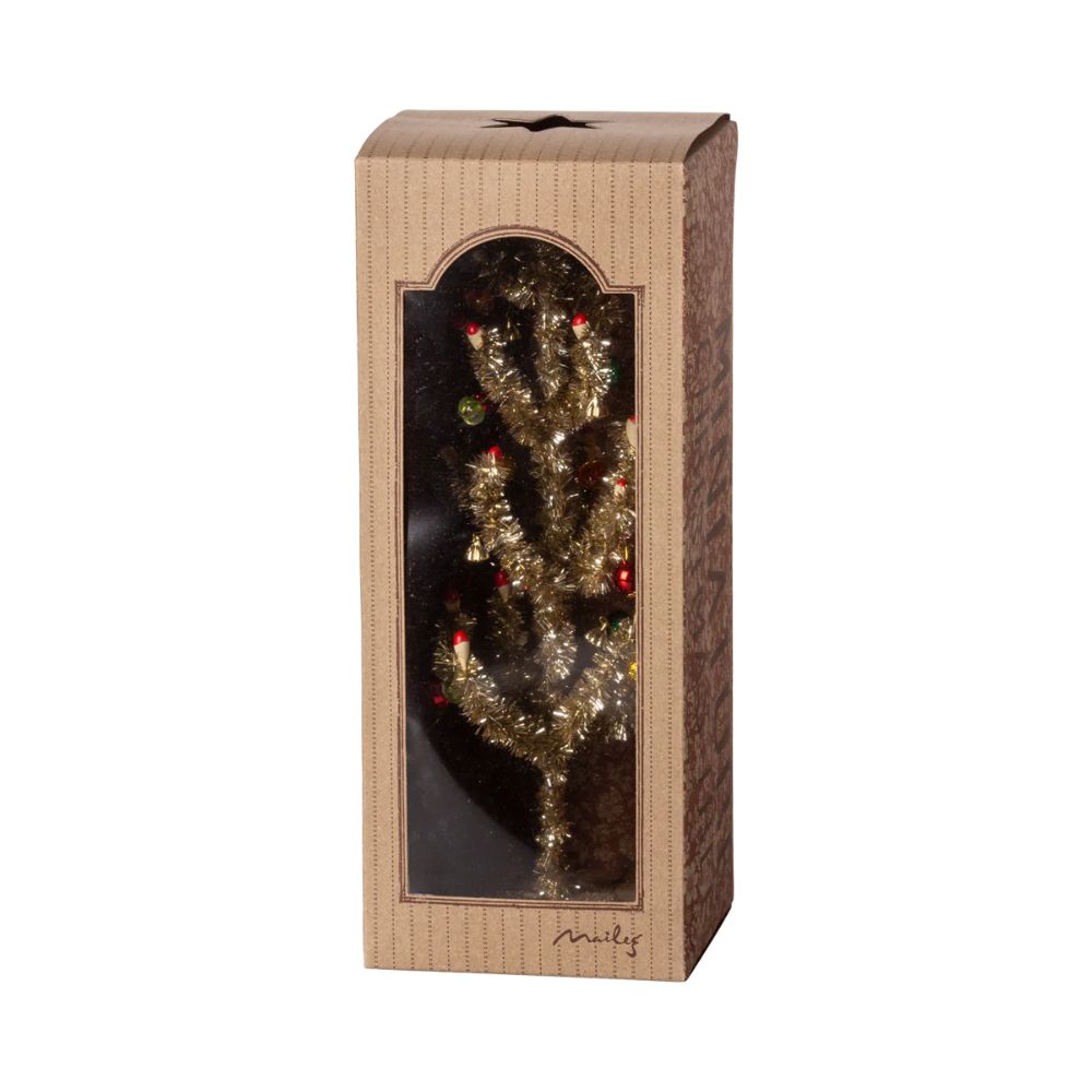 Maileg Gold, Red and Green Decorated Christmas Tree for Home
