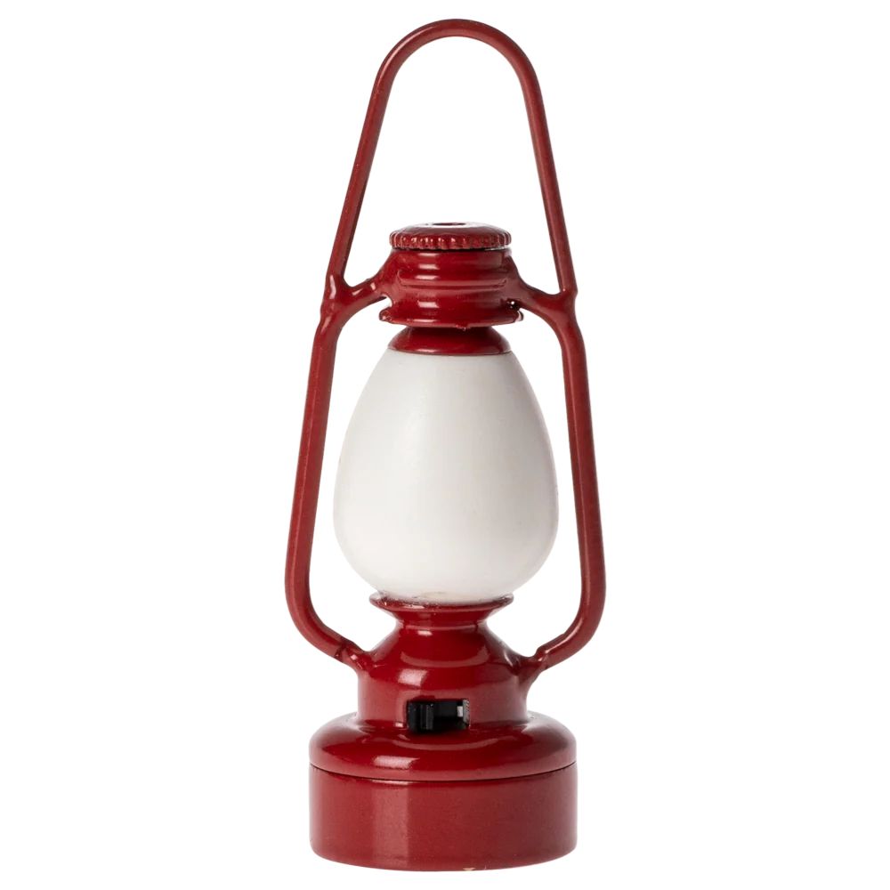 Maileg Red Vintage Miniature Mouse Lantern