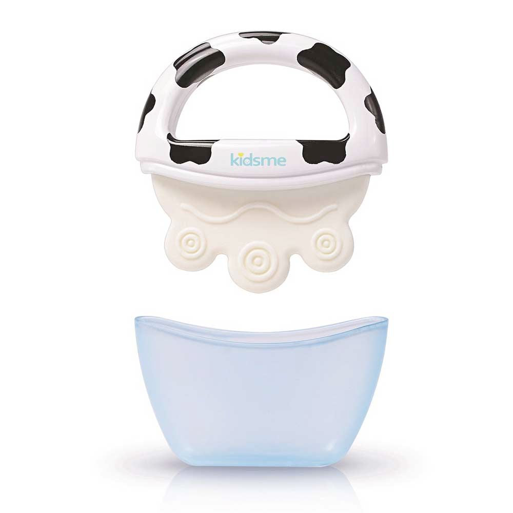 Kidsme Icy Moo Moo Silicone Teether for Babies - Ideal for Soothing Sore Gums