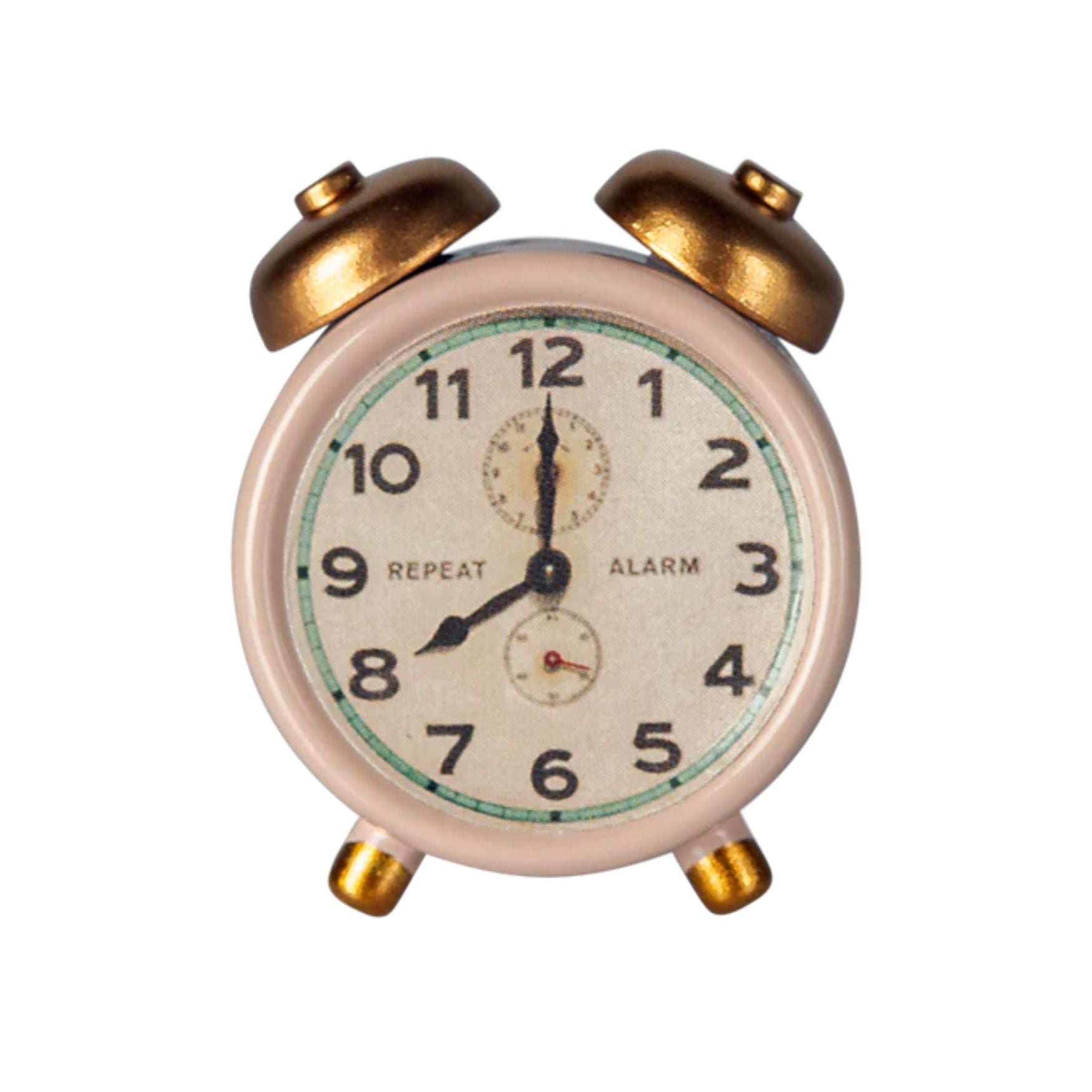 Maileg Mouse - Powder Decorative Metal Alarm Clock for Kids