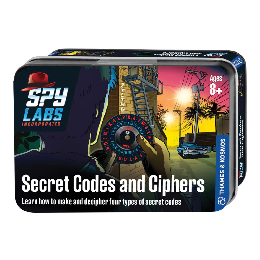 Spy Labs Kit: Create and Decode Secret Codes with Four Techniques