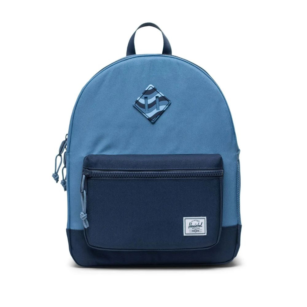 Herschel Youth Heritage 20L Backpack in Coronet Blue and Navy Color Scheme for School and Play