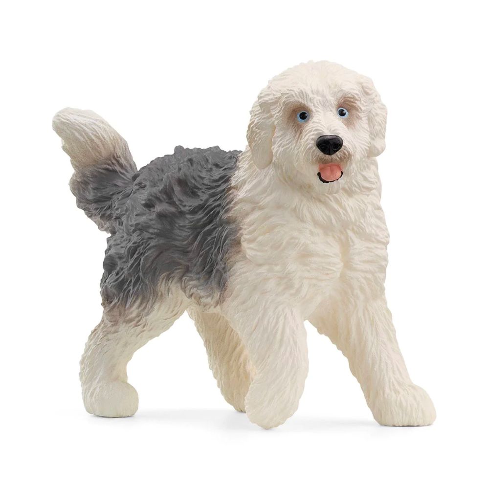 Schleich Fluffy and Cheerful Old English Sheep Dog Toy