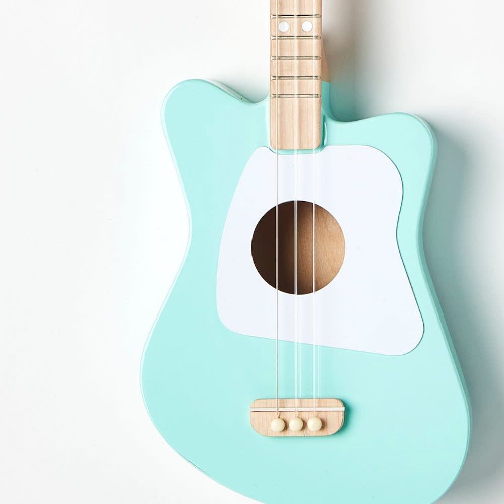 Loog Mini Acoustic Guitar Instrument - Vibrant Green Color